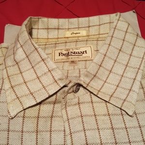 Long 1 button sleeve shirt 100%cotton